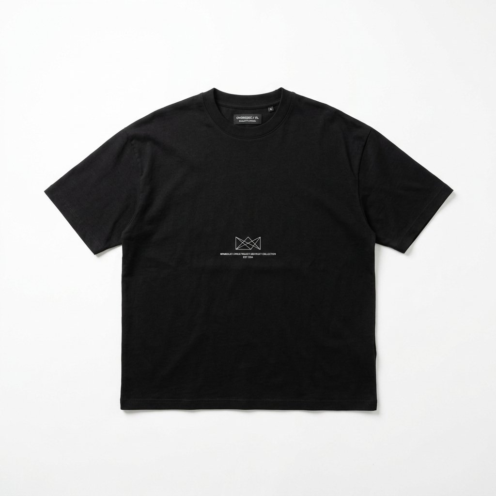 Veirdo Men’s Pure Cotton Graphic Printed Oversized T-Shirt